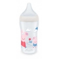 NUK PERFECT MATCH BIBERON PP TETINA SILICONA FLUJO M 260 ML PEPA PIG