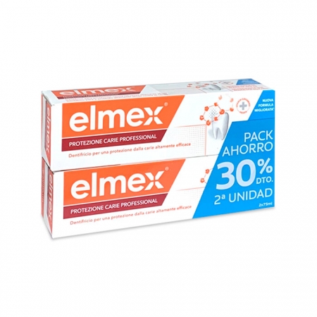 ELMEX DUPLO PROTECCION CARIES PROFESIONAL 2 X 75 ML