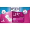 LINDOR LADY PAD 3 GOTAS INCONTINENCIA ORINA NORMAL 28 COMPRESAS