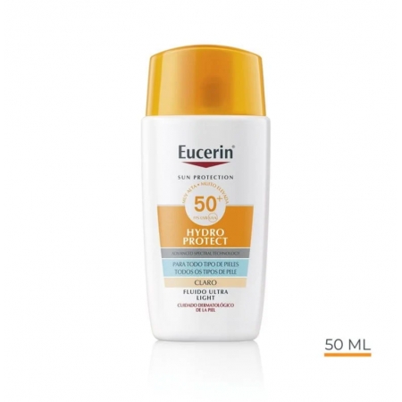 EUCERIN SUN HYDROPROTECT FLUIDO ULTRA LIGHT SPF50+ 50 ML TONO CLARO