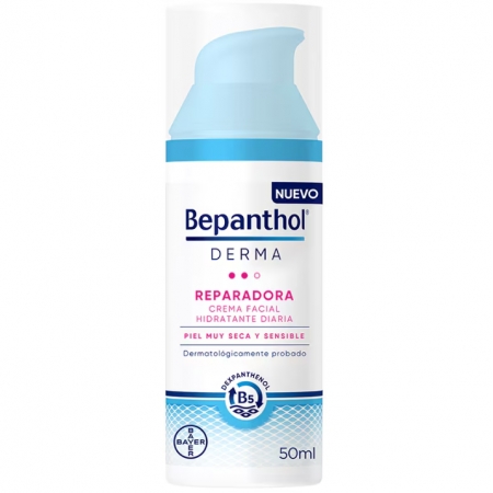 BEPANTHOL DERMA REPARADORA CREMA FACIAL HIDRATANTE DIARIA 50 ML