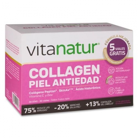 VITANATUR COLAGEN PIEL 25 + 5 VIALES