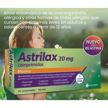 ASTRILAX 20 MG 20 COMPRIMIDOS