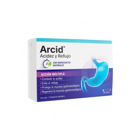 ARCID 24 COMPRIMIDOS MASTICABLES SABOR NARANJA
