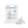 FARLINE BEBE 2 TETINAS SILICONA FLUJO MEDIO