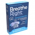 BREATHE RIGHT 10 TIRAS NASALES TRANSPARENTES GRANDE