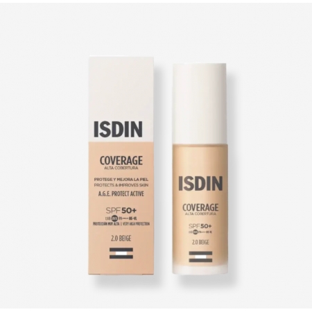 ISDIN COVERAGE MAQUILLAJE SPF50+ 30 G COLOR 2.0 BEIGE