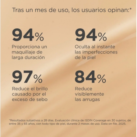 ISDIN COVERAGE MAQUILLAJE SPF50+ 30 G COLOR 2.0 BEIGE