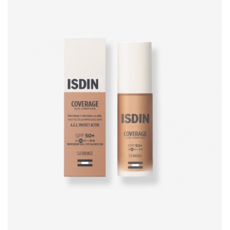ISDIN COVERAGE MAQUILLAJE SPF50+ 30 G COLOR 5.0 BRONZE