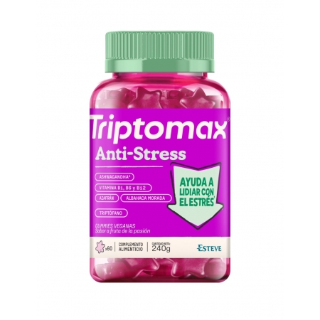 TRIPTOMAX ANTI-STRESS 60 GUMMIES SABOR FRUTA DE LA PASION
