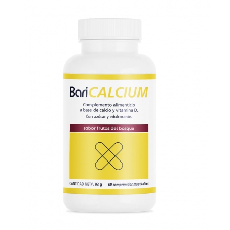 BARICALCIUM 60 COMPRIMIDOS MASTICABLES SABOR FRUTOS DEL BOSQUE