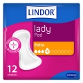 LINDOR LADY PAD EXTRA 4 GOTAS 12 UNIDADES