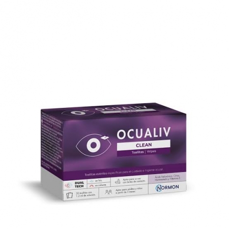 NORMOVISION OCUALIV CLEAN  30 TOALLITAS