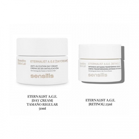 SENSILIS ETERNALIST PACK AGE CREMA DE DIA 50 ML + RETINOL 25 ML