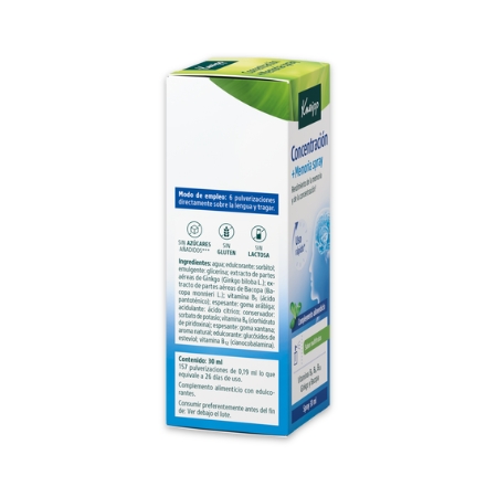 KNEIPP CONCENTRACION + MEMORIA SPRAY 30 ML