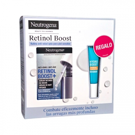 NEUTROGENA PACK RETINOL BOOST SERUM 30 ML + HYDRO BOOST SPF50 15 ML