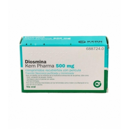 DIOSMINA KERN PHARMA 500 MG 30 COMPRIMIDOS RECUBIERTOS