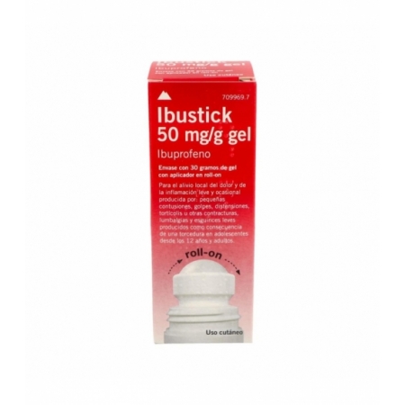 IBUSTICK 50 MG/G GEL CUTANEO 30 G (CON ROLL-ON)