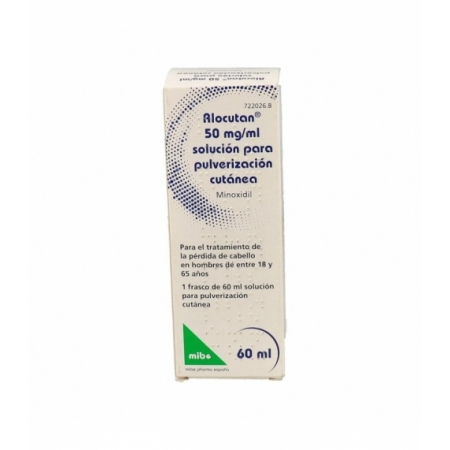 ALOCUTAN 50 MG/ML SOLUCION PARA PULVERIZACION CUTANEA 1 FRASCO 60 ML