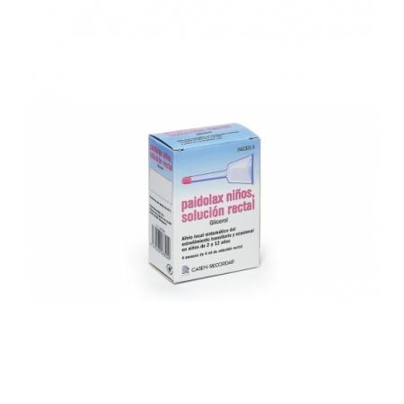 PAIDOLAX NIÑOS 3,28 ML SOLUCION RECTAL 4 ENEMAS 4 ML