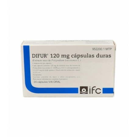 DIFUR 120 MG 24 CAPSULAS