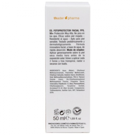 TH SUN FOTOPROTECTOR FACIAL SPF50+ NO PICA LOS OJOS 50 ML