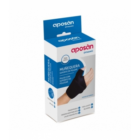 APOSAN DYNAMIC MUÑEQUERA SOPORTE PULGAR 1 UNIDAD TALLA UNICA