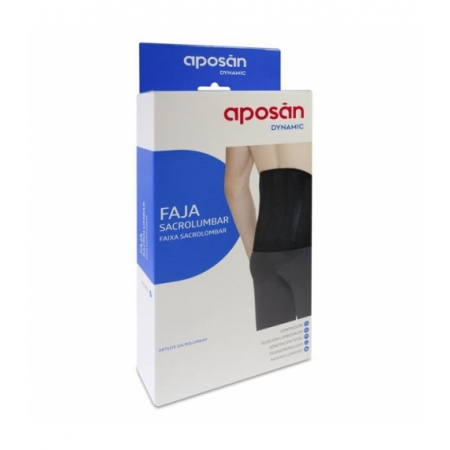 APOSAN DYNAMIC FAJA SACROLUMBAR 1 UNIDAD TALLA XL