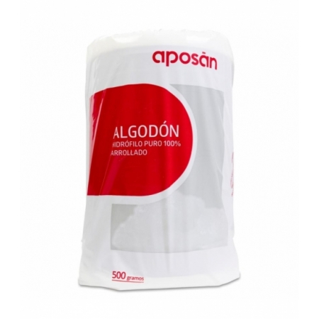APOSAN ALGODON ARROLLADO PURO PAQUETE 500 G