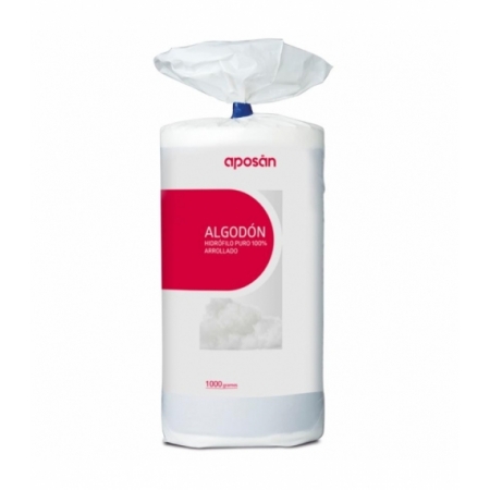 APOSAN ALGODON ARROLLADO PURO 1 PAQUETE 1000 G