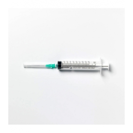 JERINGA C/AGUJA ESTERIL APOSAN 1 UNIDAD G21 UI 0,8 MM X 40 MM 10 ML