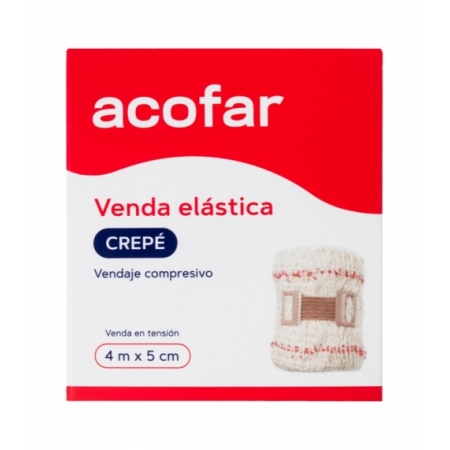 ACOFAR VENDA ELASTICA CREPE 4 M X 5 CM