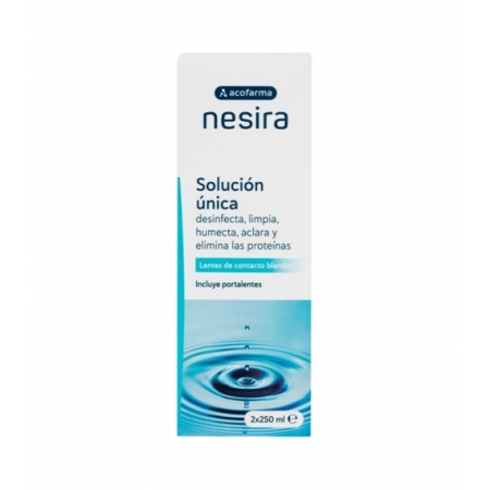 ACOFARMA NESIRA SOLUCION UNICA PARA LENTILLAS 2 X 250 ML