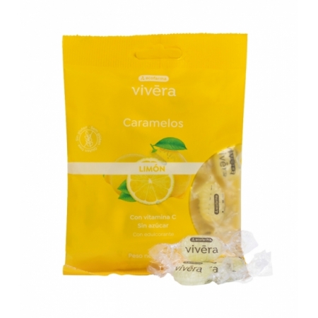 ACOFAR VIVERA CARAMELOS SIN AZUCAR 1 BOLSA 60 G SABOR LIMON
