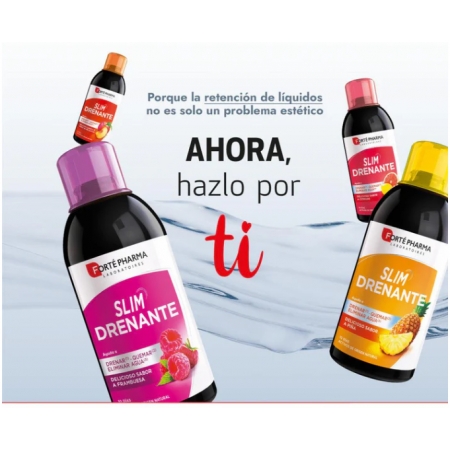 SLIM DRENANTE 1 FRASCO 500 ML SABOR MELOCOTON
