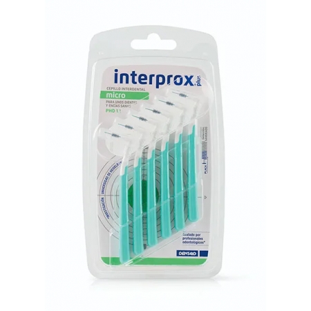 INTERPROX PLUS MICRO 6 CEPILLOS INTERDENTALES (1.1 MM)