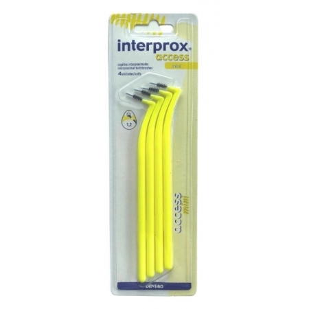 INTERPROX ACCESS MINI 4 CEPILLOS INTERPROXIMALES