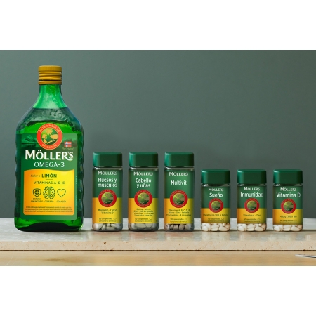 MOLLER'S HUESOS Y MUSCULOS (MG + CA + VIT D) 90 COMPRIMIDOS