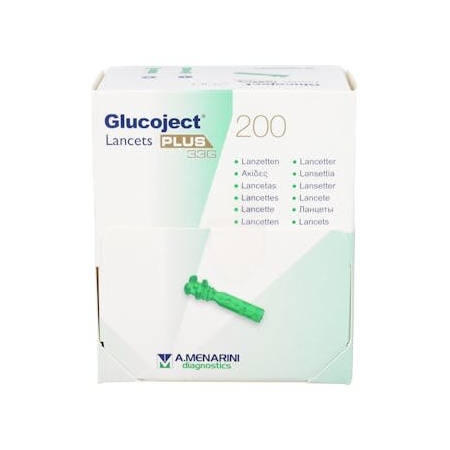 GLUCOJECT LANCETS PLUS 33 G 200 LANCETAS