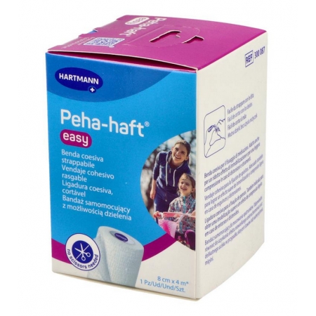 PEHA-HAFT EASY VENDA ELASTICA COHESIVA BLANCA 4 M X 8 CM