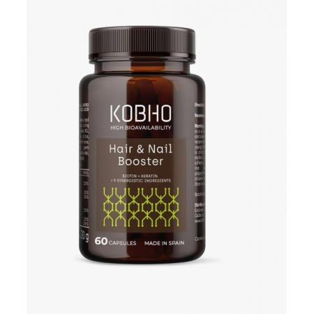 KOBHO BIOTINA + KERATINA HAIR & NAILS BOOSTER 60 CAPSULAS
