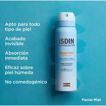 ISDIN FOTOPROTECTOR FACIAL MIST SPF50 100 ML