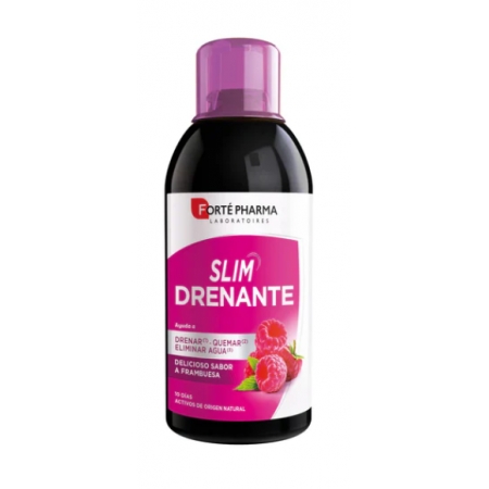 SLIM DRENANTE 1 FRASCO 500 ML SABOR FRAMBUESA