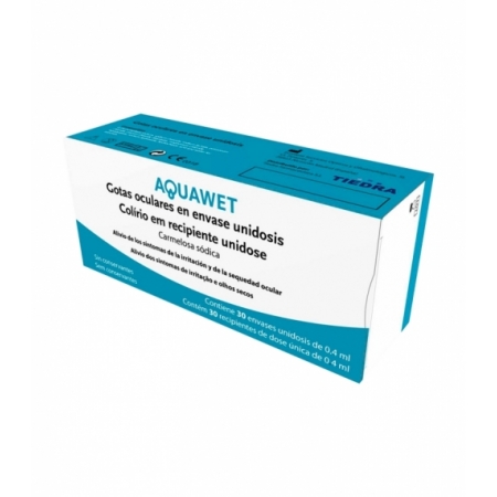 AQUAWET GOTAS OCULARES 30 MONODOSIS 0,4 ML