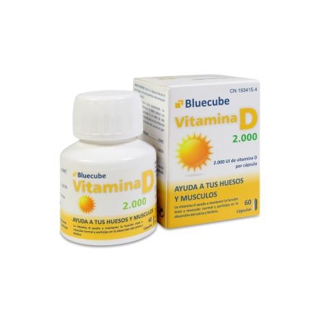 BLUECUBE VITAMINA D 2000 60 CAPSULAS