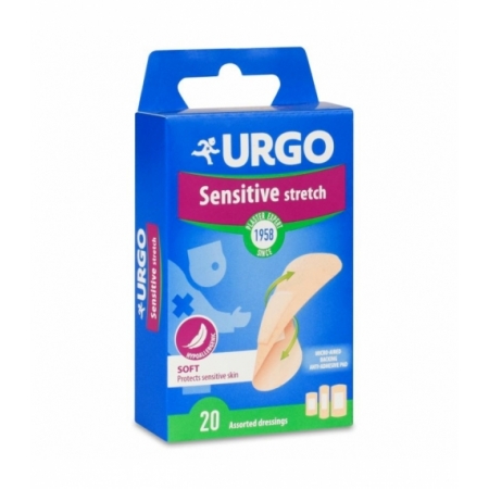 URGO SENSITIVE STRETCH 20 APOSITOS VARIADOS PRECORTADOS