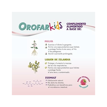 OROFAR KIDS 8 PIRULETAS SABOR FRAMBUESA