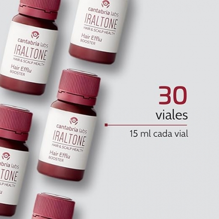 IRALTONE HAIR EFFLU BOOSTER 30 VIALES 15 ML