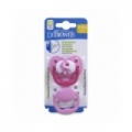 DR BROWN´S CHUPETE SILICONA ORTHODONTIC ROSA  6 - 12 M 2 U