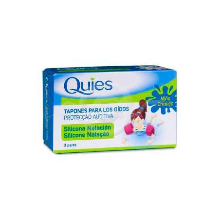 TAPONES OIDOS SILICONA QUIES AGUA NATACION NIÑOS 6 U